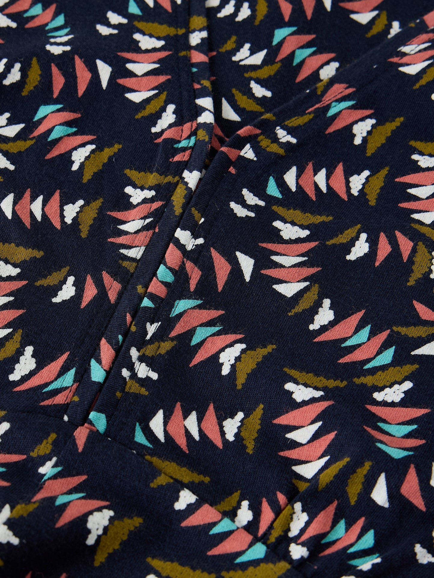White Stuff | Megan Jersey Dress | Navy Multi
