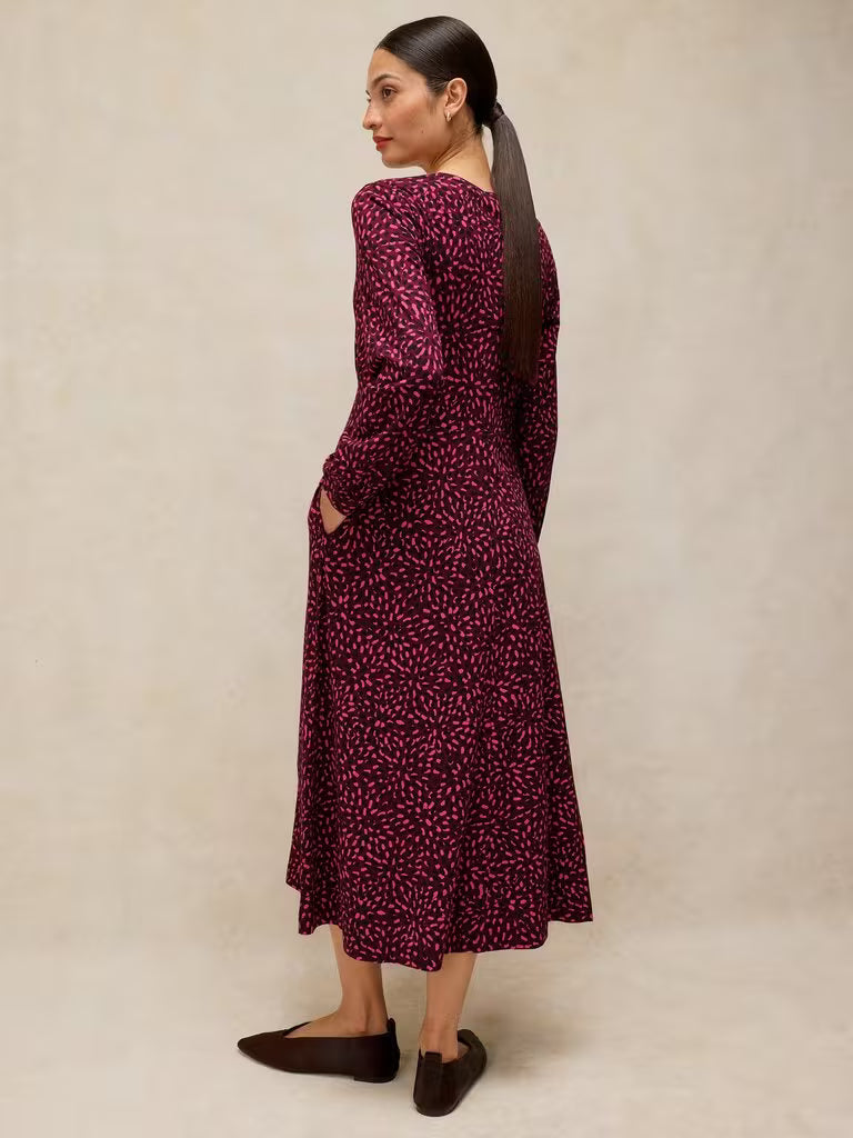 White Stuff | Megan Jersey Dress | Pink Multi
