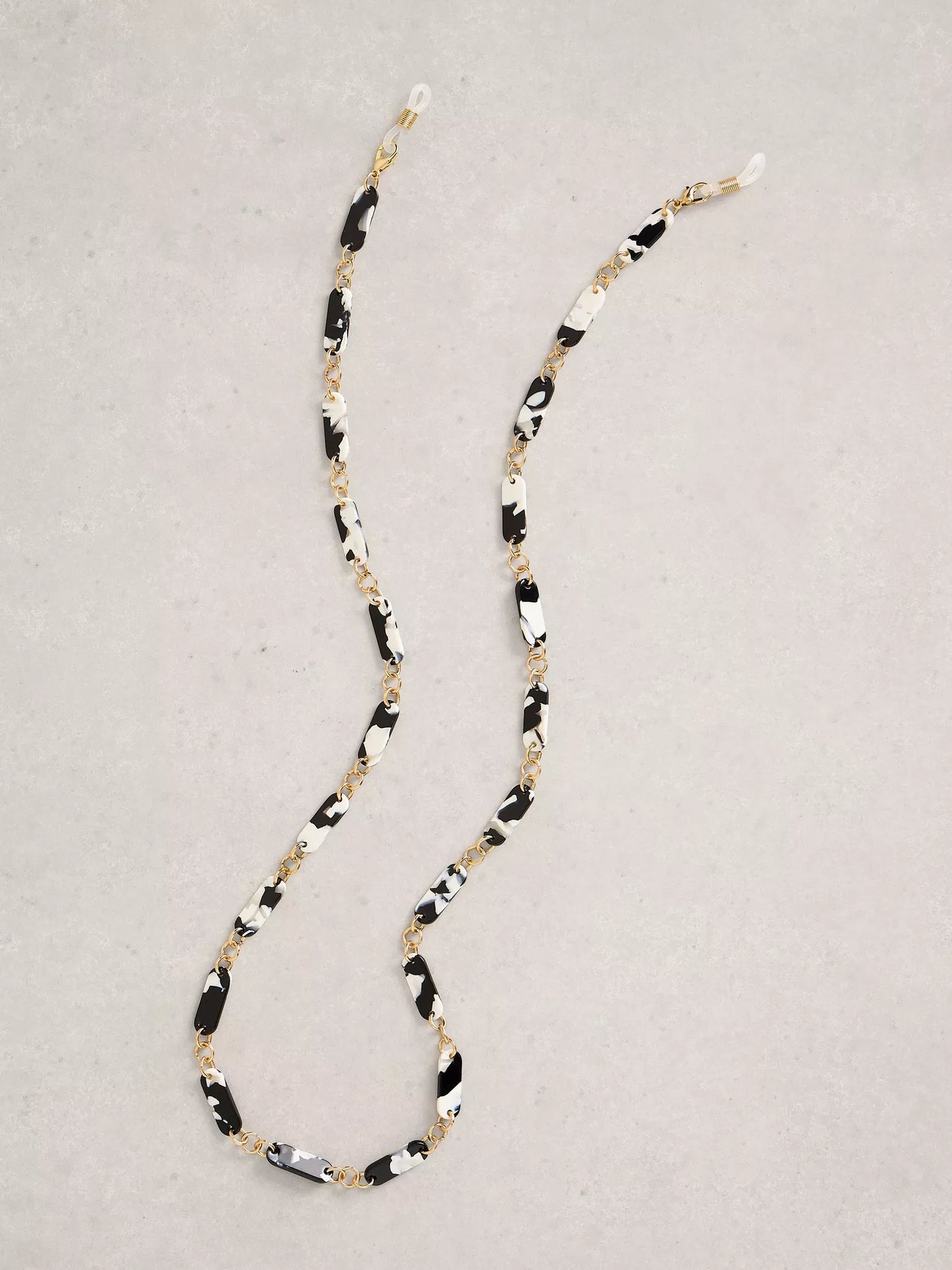 White Stuff | Acetate Sunglasses Chain | Black & White