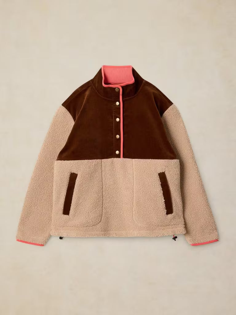 White Stuff | Borg Half Placket | Natural