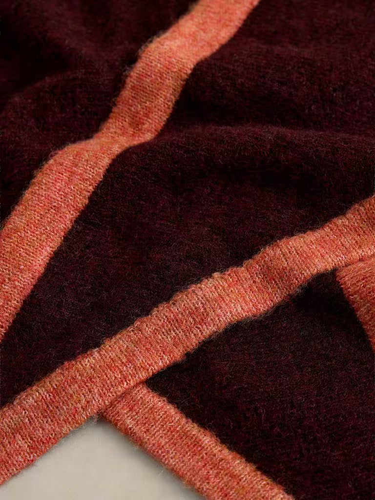 White Stuff | Triangle Scarf | Mid Plum