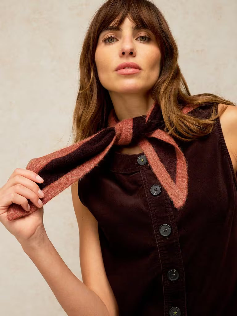 White Stuff | Triangle Scarf | Mid Plum