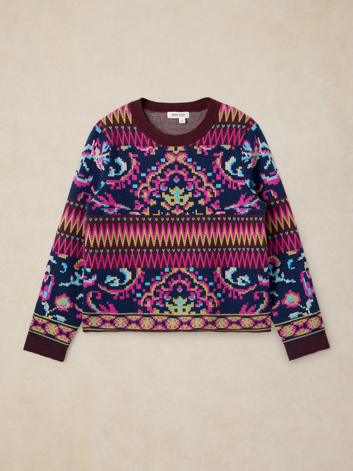 White Stuff | Celestial Jacquard Jumper