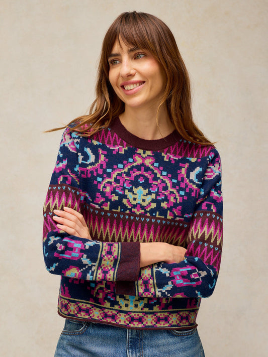 White Stuff | Celestial Jacquard Jumper