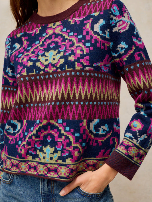 White Stuff | Celestial Jacquard Jumper