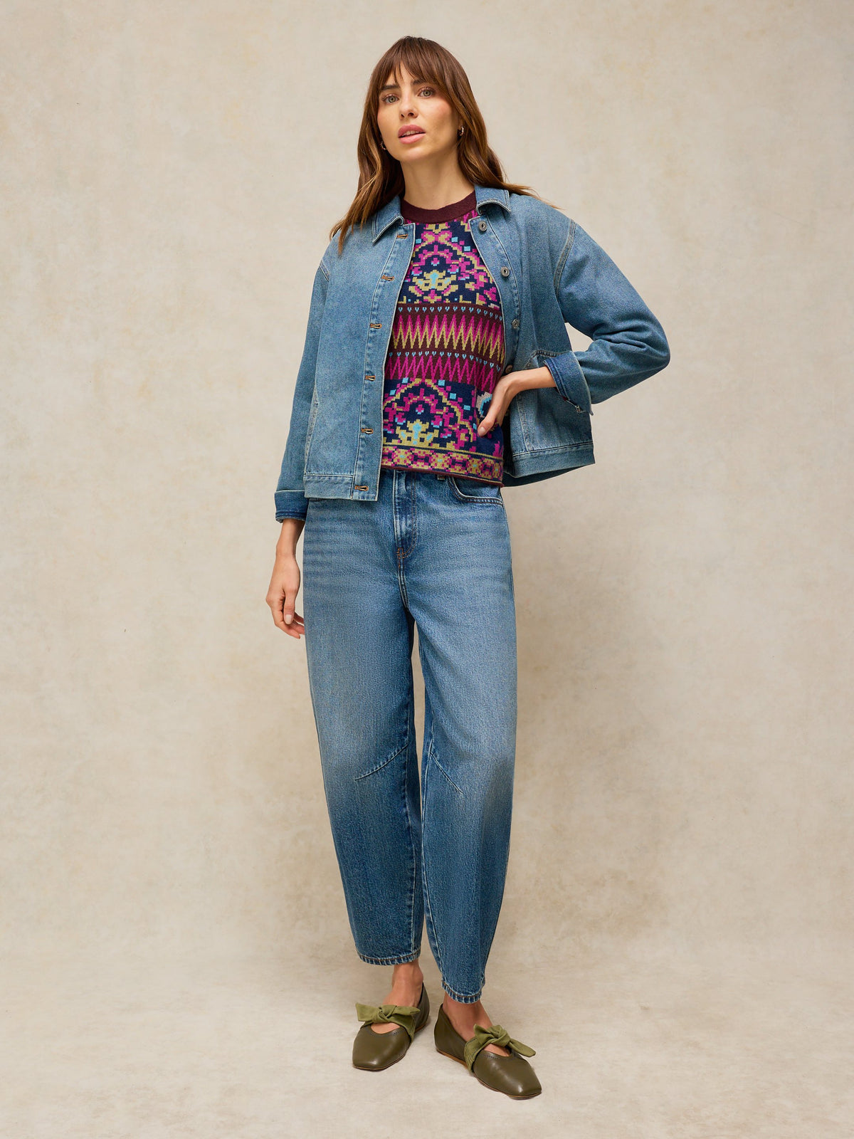 White Stuff | Celestial Jacquard Jumper