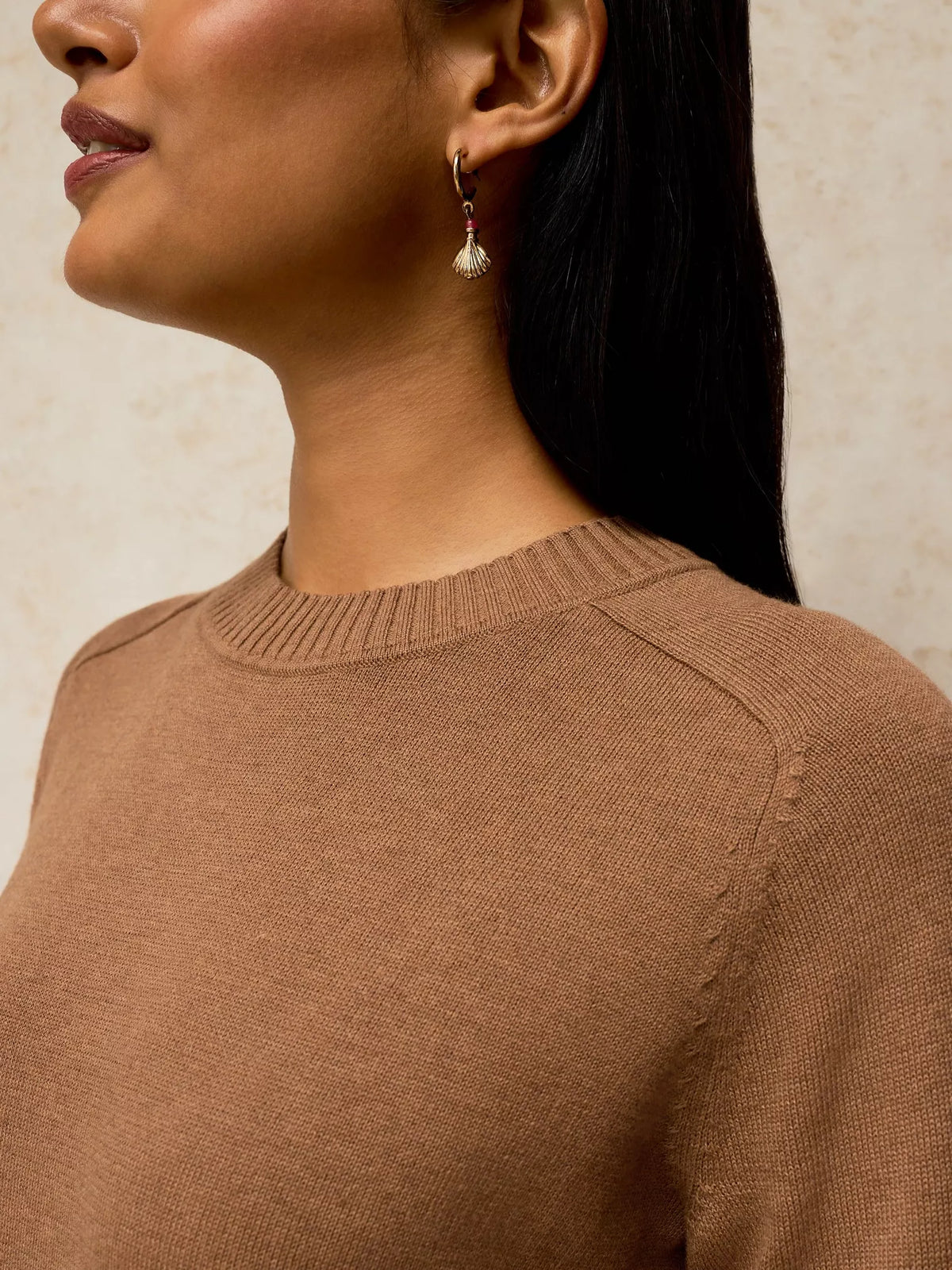White Stuff | Sienna Jumper | Dark Natural