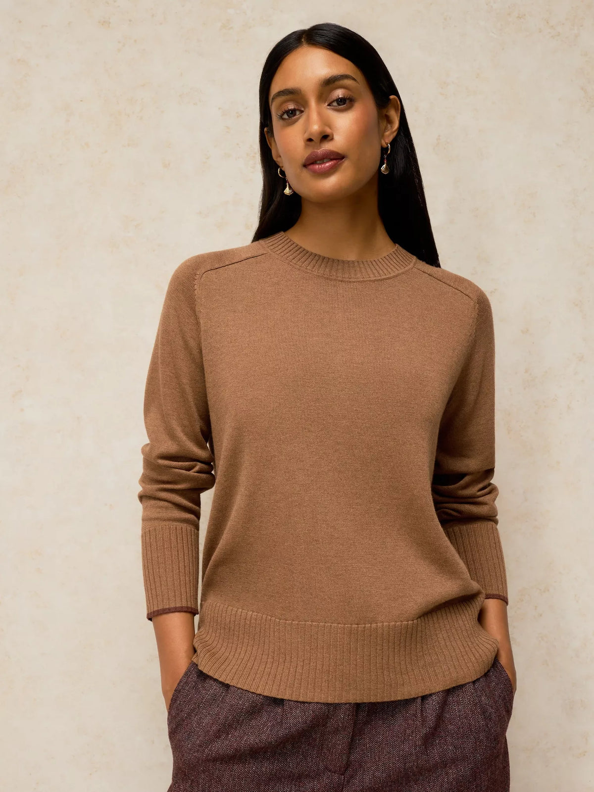 White Stuff | Sienna Jumper | Dark Natural