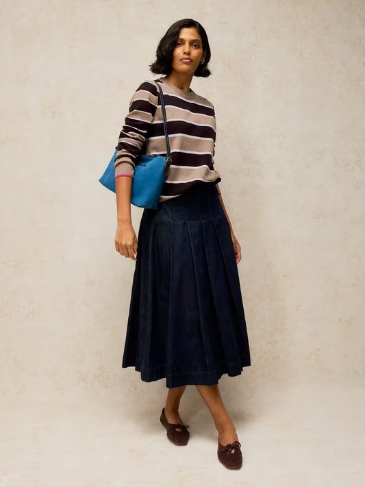 White Stuff | Katie Stripe Jumper | Natural Multi