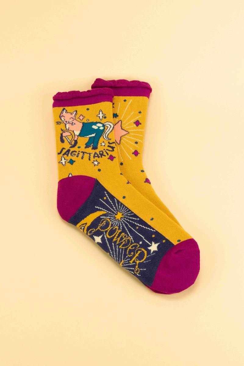 Powder UK | Zodiac Ankle Socks | Sagittarius - Blossom Boutique Online  