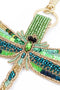 Pre-Order | My Doris Beaded Green Dragonfly Keyring