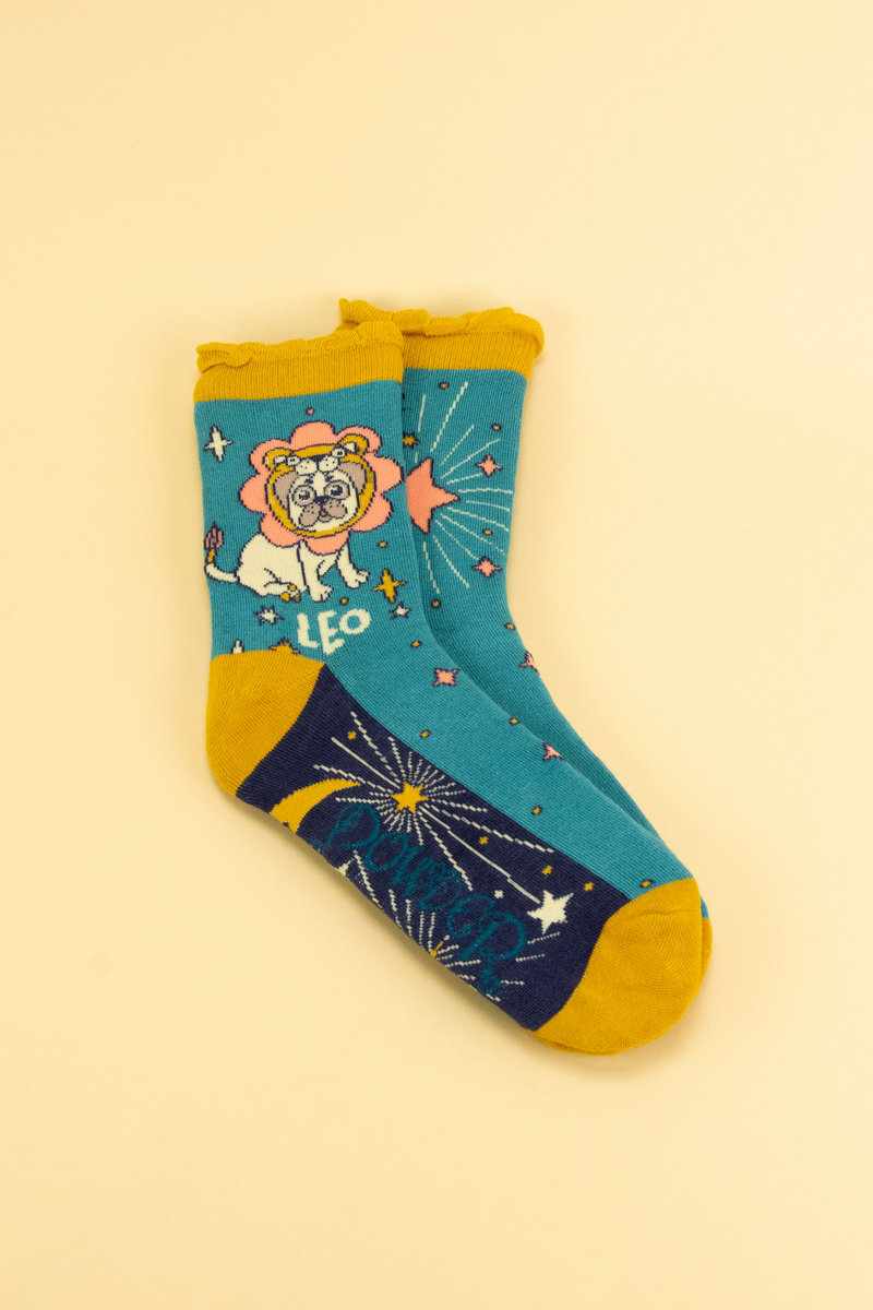Powder UK | Zodiac Ankle Socks | Leo - Blossom Boutique Online  