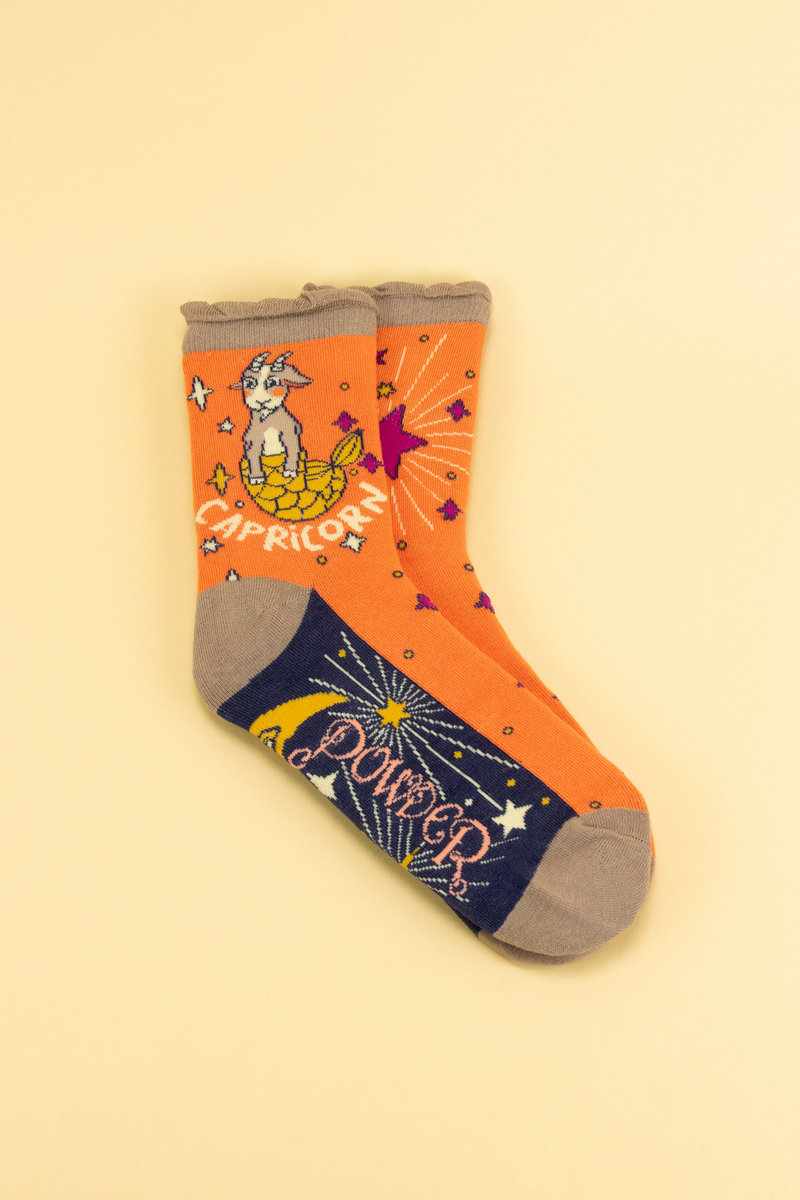 Powder UK | Zodiac Ankle Socks | Capricorn - Blossom Boutique Online  