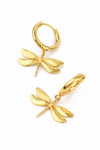 Pre-Order | My Doris Gold Dragonfly Huggie Earrings