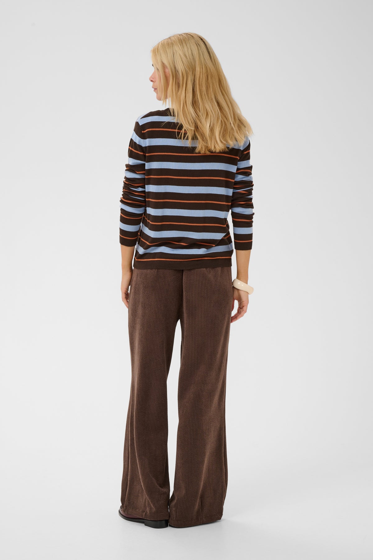 Culture | CUbalto Jumper | Brown/Blue Stripe