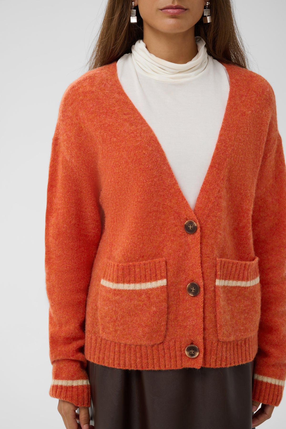 Culture | CUnova Katrina Cardigan | Mecca Orange