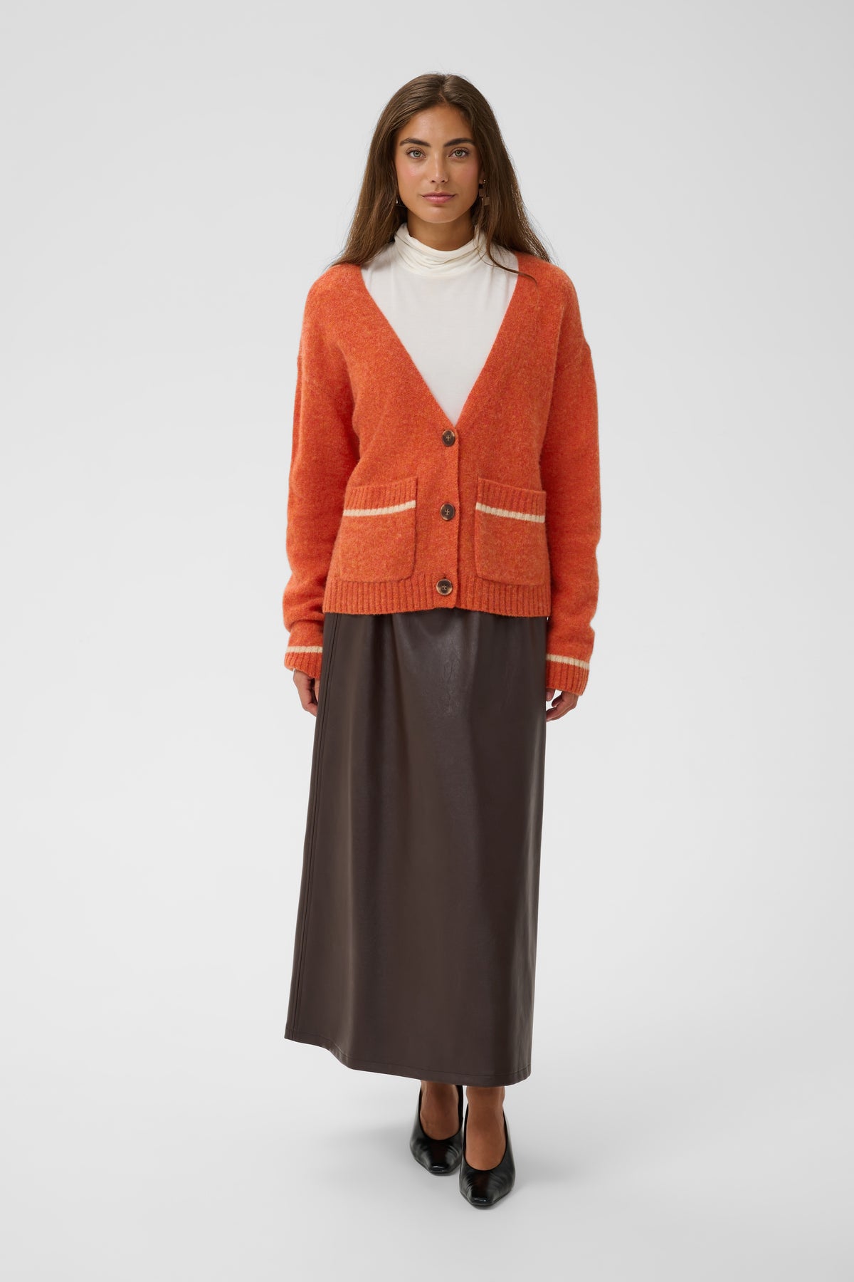 Culture | CUnova Katrina Cardigan | Mecca Orange