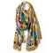 POM | Golden Graffiti Heart Scarf