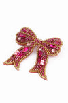 My Doris | Pink Bow Brooch