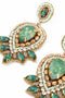 My Doris | Mint Art Deco Earrings