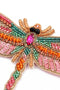 Pre-Order | My Doris Beaded Pink Dragonfly Brooch