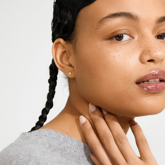 Pilgrim | Ava Star Earrings | Gold Plated