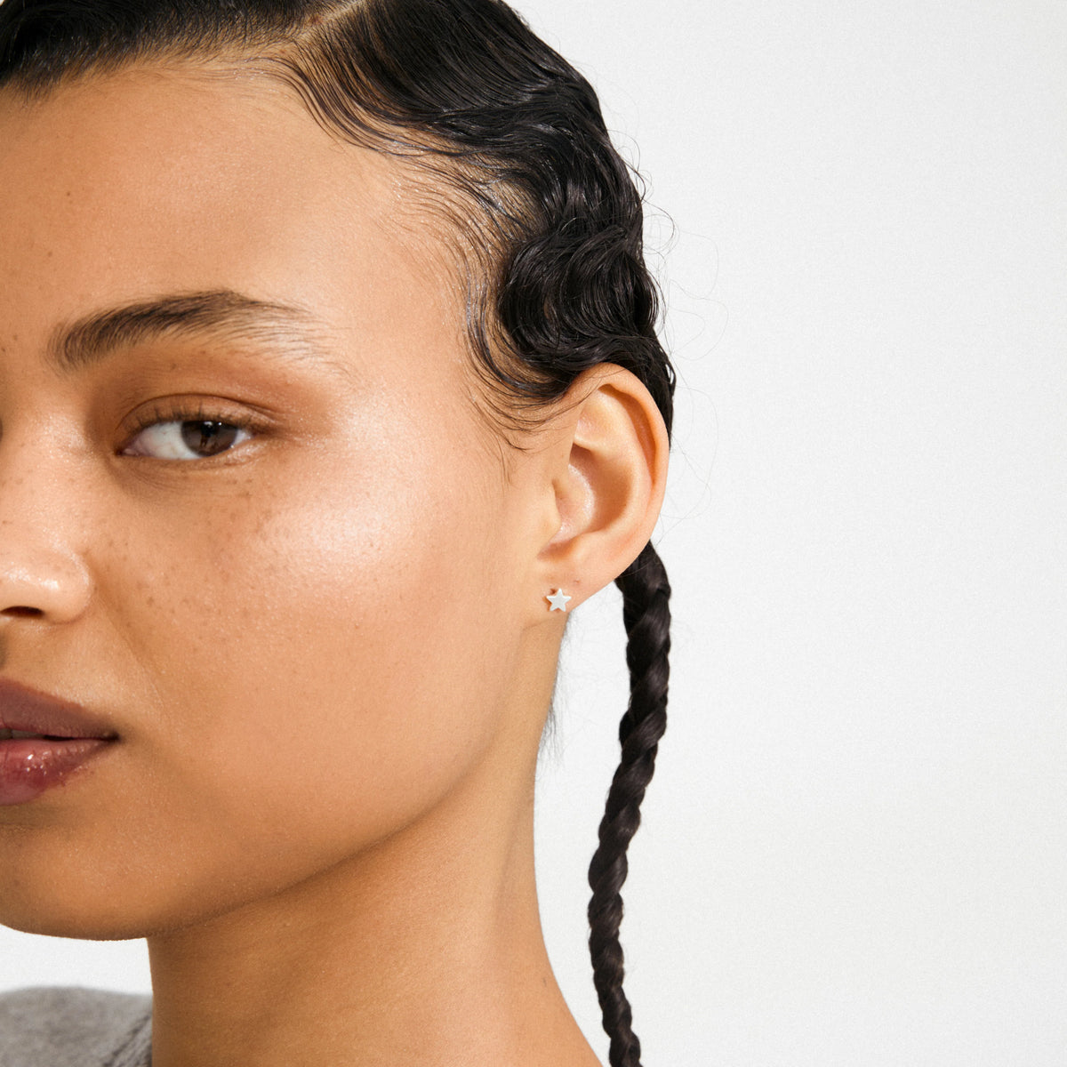 Pilgrim | Ava Star Earrings | Silver Plated