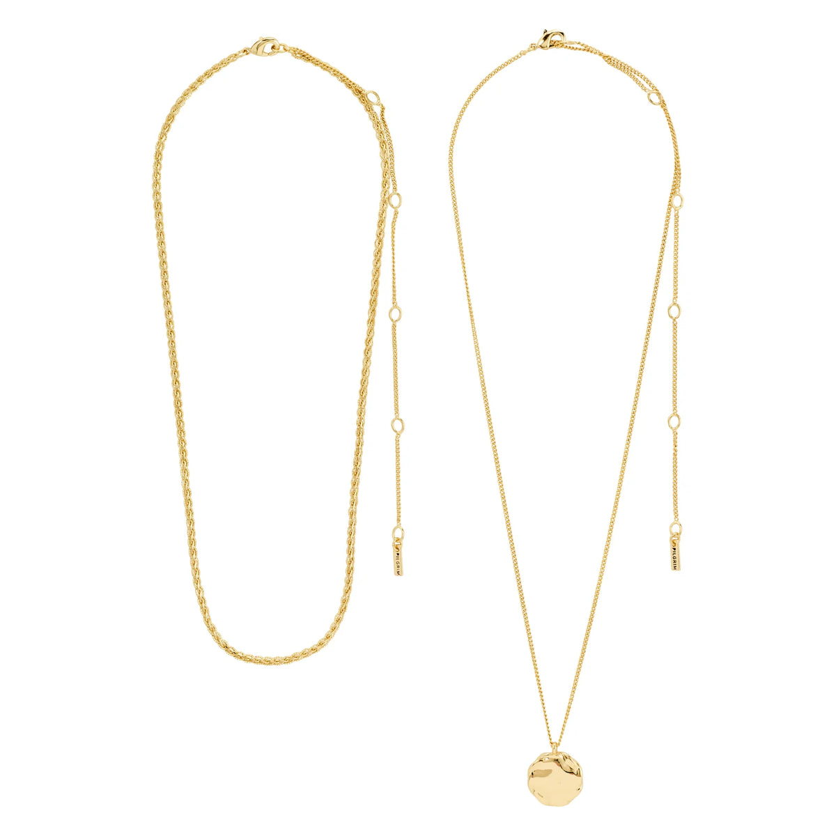 Pilgrim | Declan 2-in-1 Necklace | Gold Plated