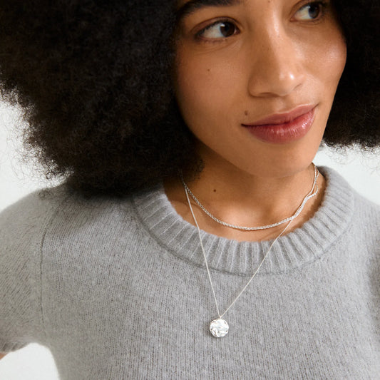Pilgrim | Declan 2-in-1 Necklace | Silver Plated