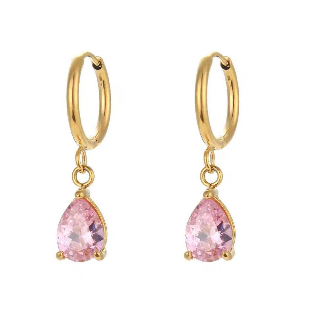 Wilk Spirit | Mini Bling Earrings | Pink