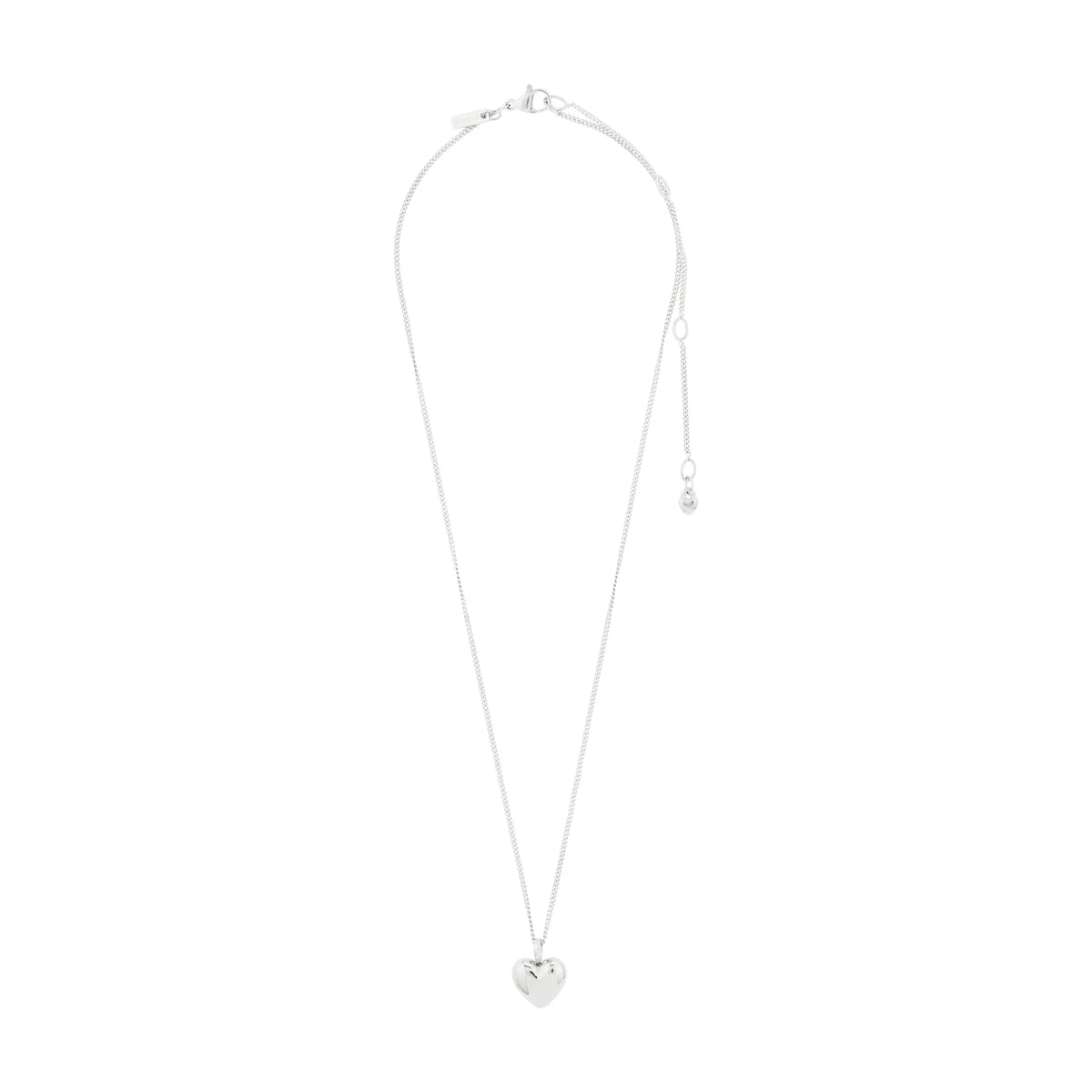 Pilgrim | Revan Heart Necklace | Silver-Plated