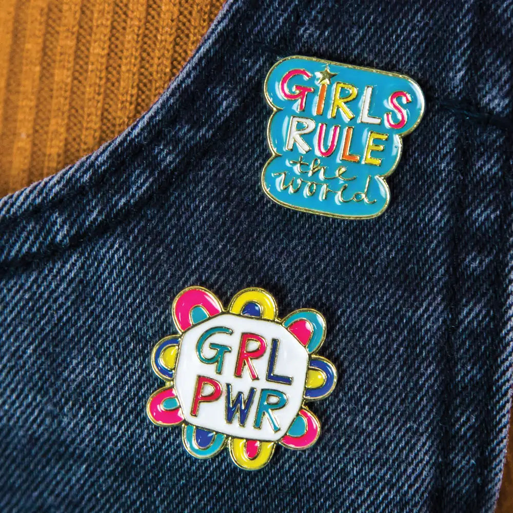 Rachel Ellen Designs | Enamel Pin Badge | Girl Power - Blossom Boutique Online  