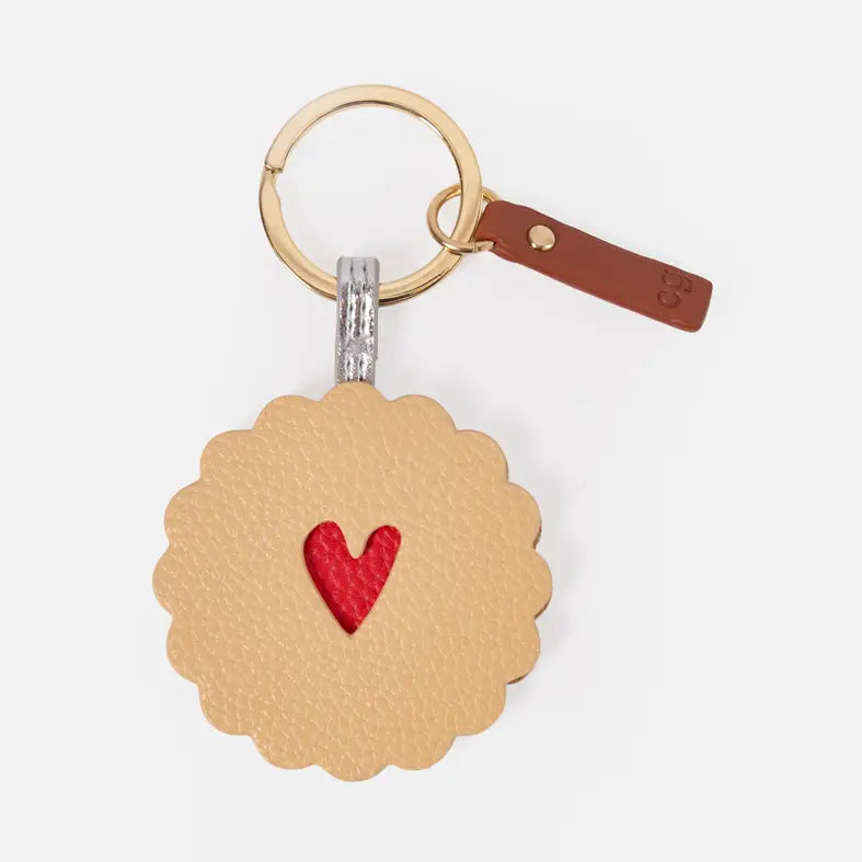 Caroline Gardner | Heart Jam Biscuit Novelty Keyring