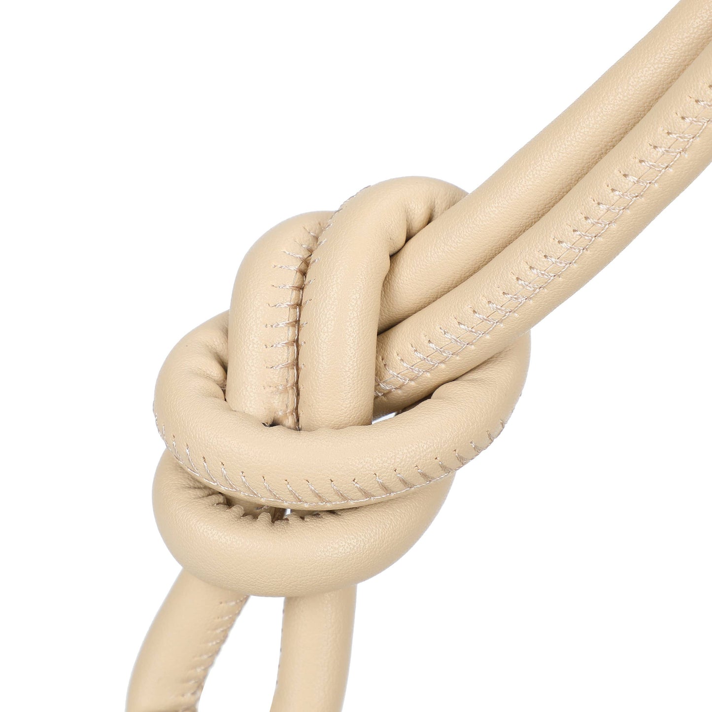 Natural Straw Stripe Shoulder Bag | Beige