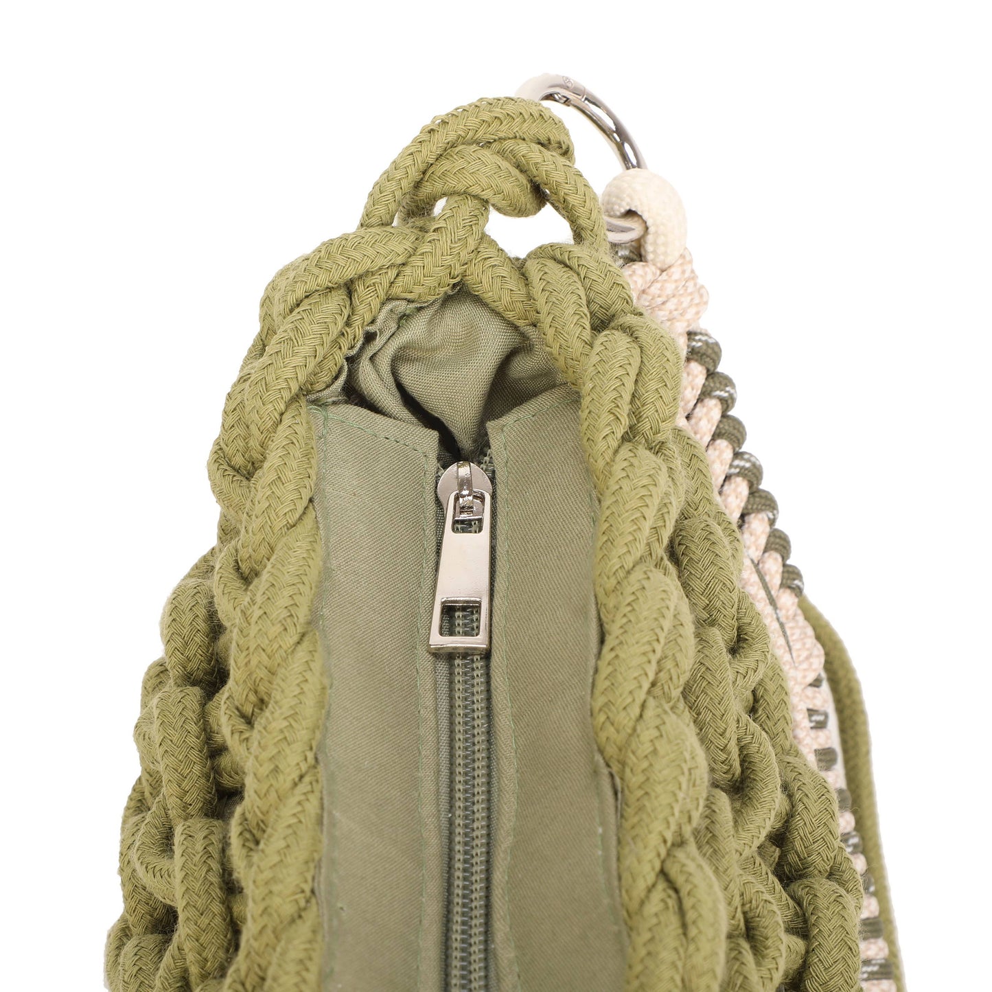 Handwoven Rope Shoulder Bag | Navy