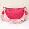 POM | Vegan Leather Half Moon Bag | Pink