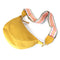 POM | Vegan Leather Half Moon Bag | Yellow