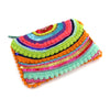 POM | Small Beaded Neon Rainbow Purse