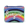 POM | Small Beaded Bonjour Rainbow Purse