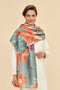 Powder UK | Luxurious Hummingbird at Dusk Scarf | Denim