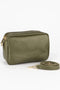 Sarta | Genuine Italian Leather Crossbody Camera Bag | Khaki