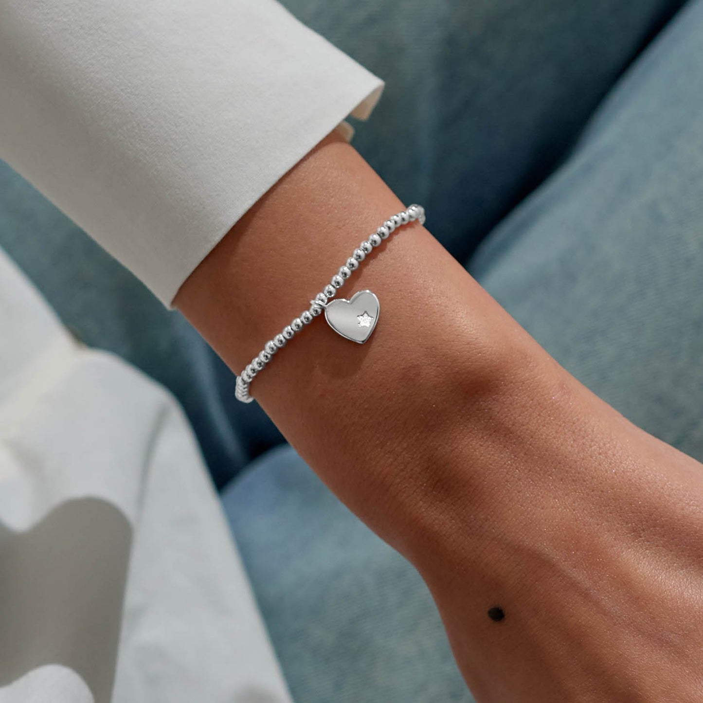 Joma Jewellery |   A Little 'Favourite Person' Bracelet in Silver Plating