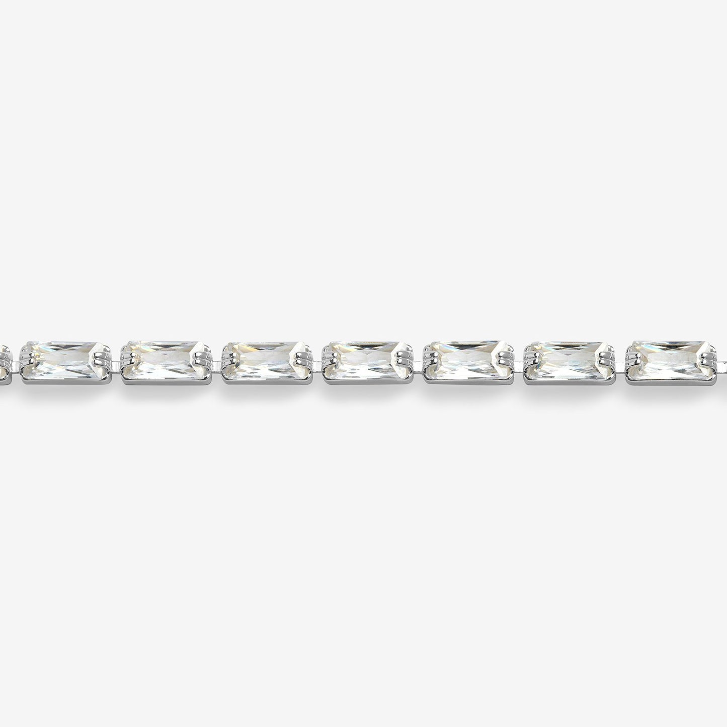 Joma Jewellery | Loved By You Tennis Bracelet In Silver Plating