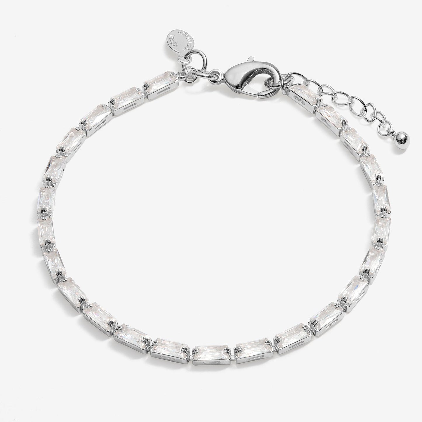Joma Jewellery | Loved By You Tennis Bracelet In Silver Plating
