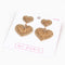 My Doris | Glitzy Gold Heart Earrings