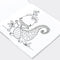 Rachel Ellen Designs | Children's Dinosaur Colouring Book