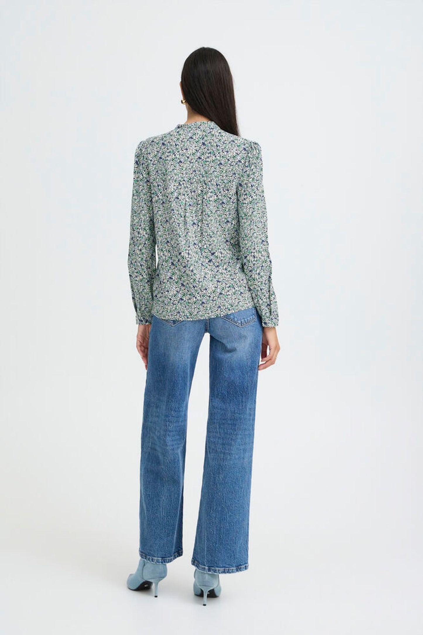 B.young | BYGABRIA FEMI Shirt | Blue - Blossom Boutique Online  
