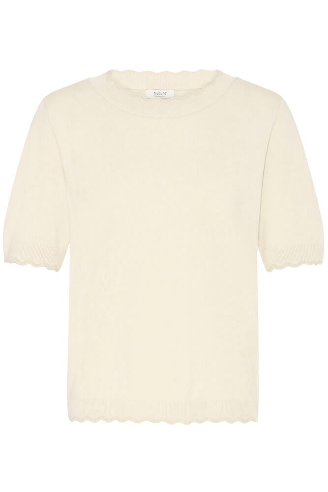 Beige sweater on a white background