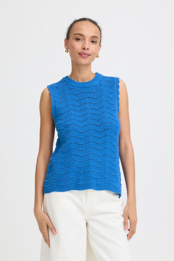 B.young | BYNERO Sleeveless Top | Nebulas Blue