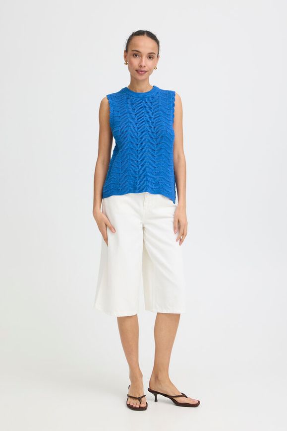 B.young | BYNERO Sleeveless Top | Nebulas Blue